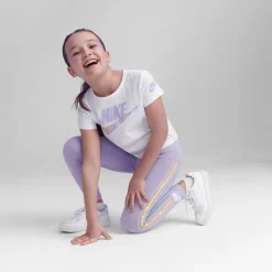 Nike Juniors Happy Camper Legging Set in Purple