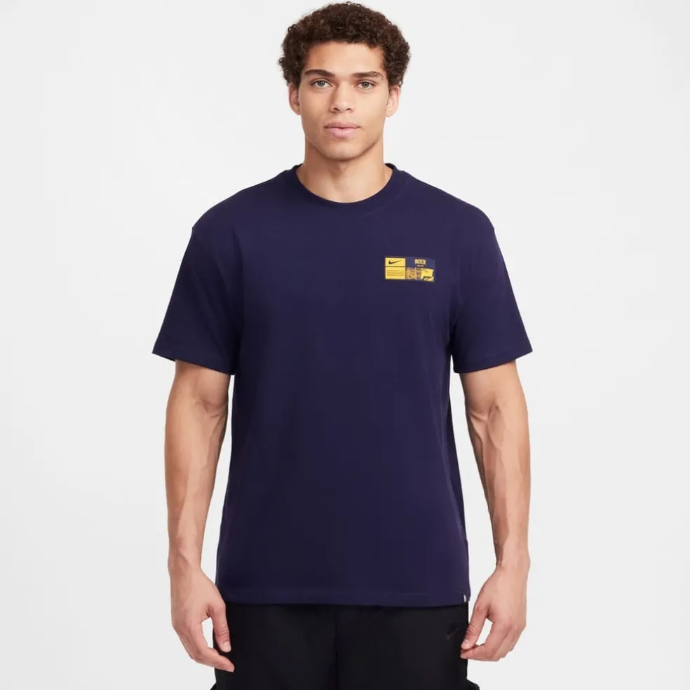 Nike M Nk Prm Jocktag Tee in Blue