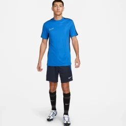 Nike Mens Dri Fit Academy Short Sleeve Football Top in Blue