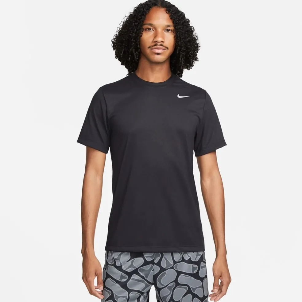 Nike Mens Dri Fit Legend Fitness T-Shirt in Black