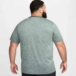 Nike Mens Dri Fit Rise 365 Short Sleeve Running Top in Green