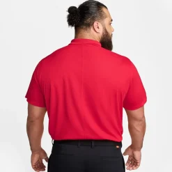Nike Mens Dri Fit Victory Golf Polo Shirt in Red