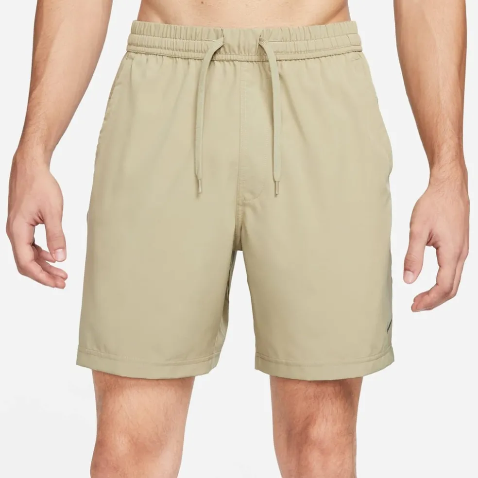 Nike Mens Form Dri Fit 7 Unlined Versatile Shorts in Brown