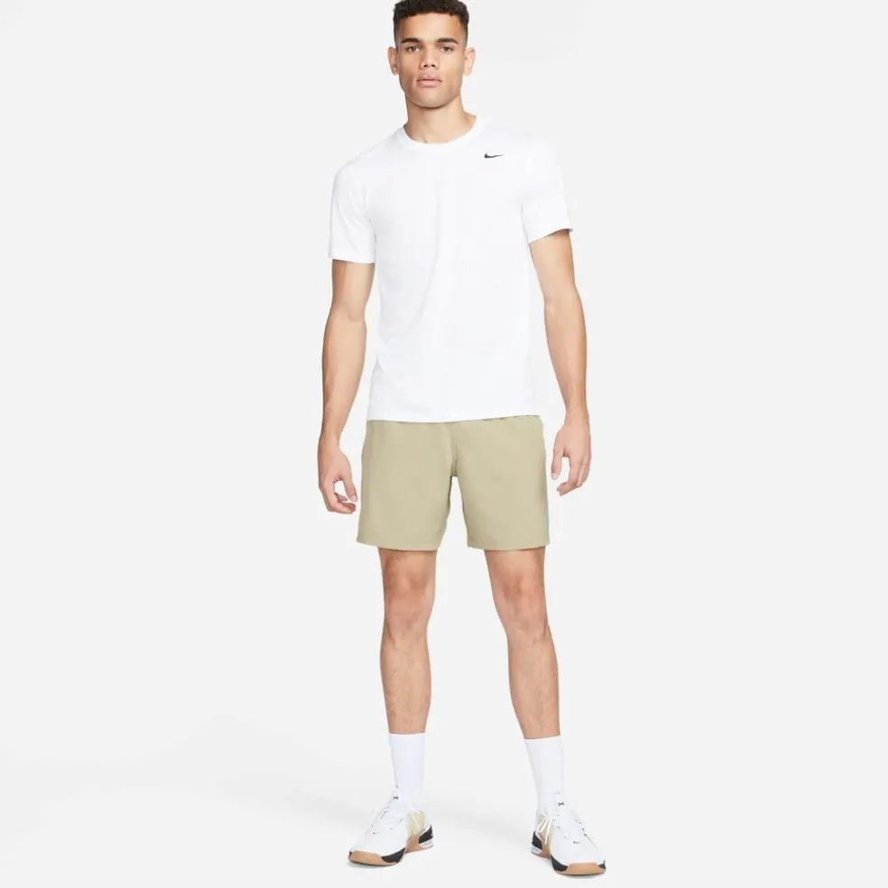 Nike Mens Form Dri Fit 7 Unlined Versatile Shorts in Brown