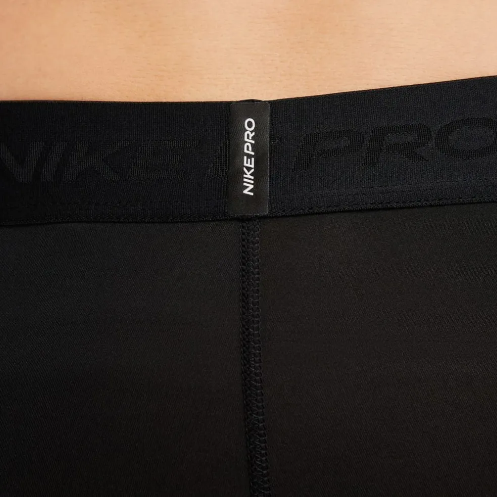 Nike Mens Pro Dri Fit 3 4 Length Fitness Tights in Black