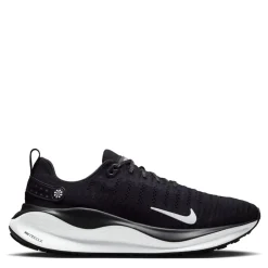 Nike Mens React Infinity Run Flyknit 4 Road Running Shoes in Black
