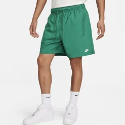 Nike Mens Sportswear Essentials Woven Flow Shorts in Green