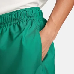 Nike Mens Sportswear Essentials Woven Flow Shorts in Green