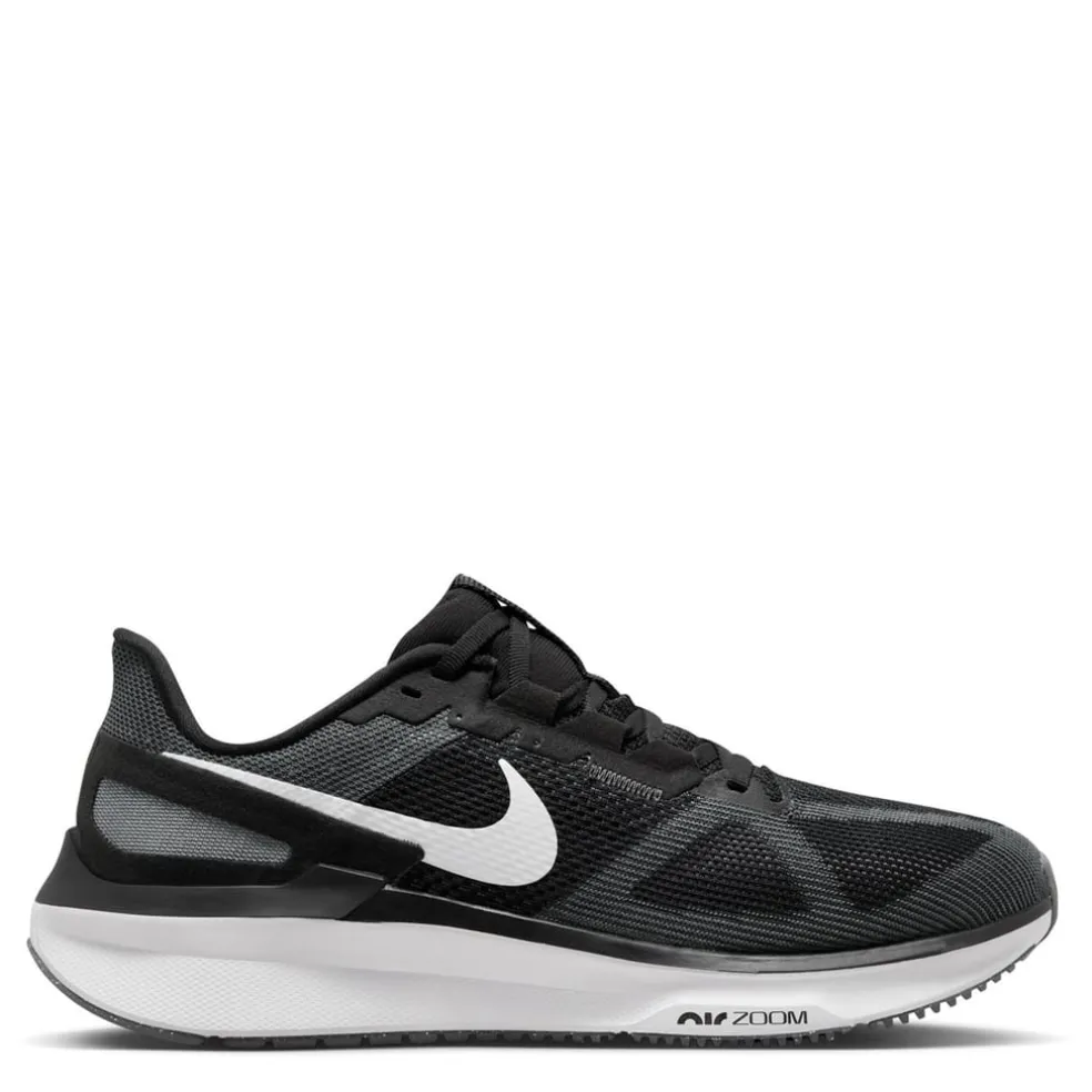 Nike Mens Structure 25 Road Running Shoes in Black