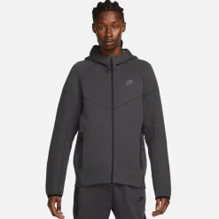 Nike Mens Tech Fleece Hoodie in Grey