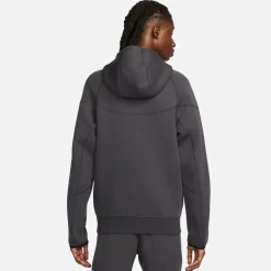 Nike Mens Tech Fleece Hoodie in Grey