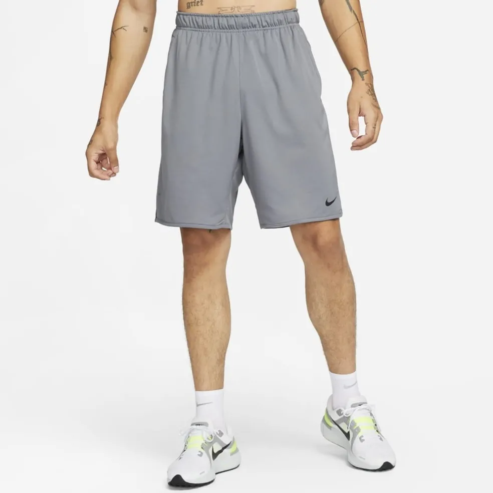 Nike Mens Totality Dri Fit 9 Unlined Versatile Shorts in Grey