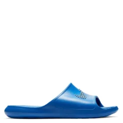 Nike Mens Victori Shower Sliders in Blue