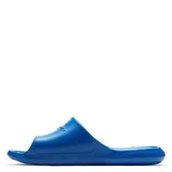 Nike Mens Victori Shower Sliders in Blue