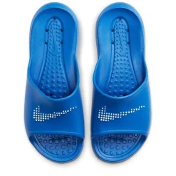 Nike Mens Victori Shower Sliders in Blue