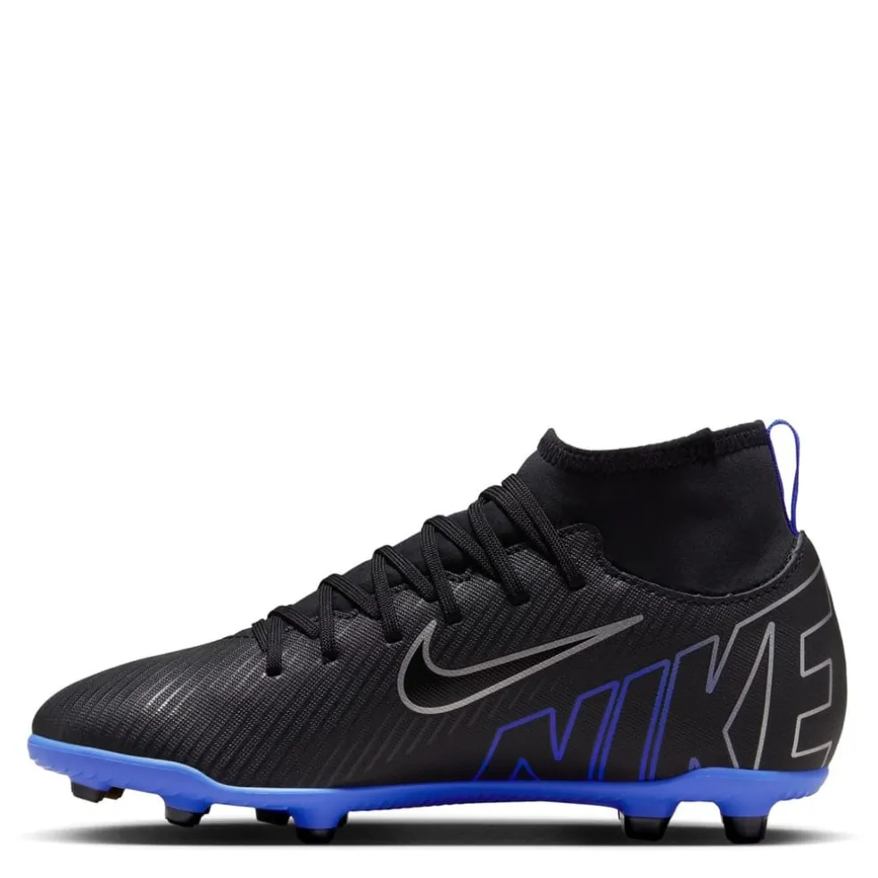 Nike Mercurial Superfly 9 Club Junior Firm Ground Football Boots in Black