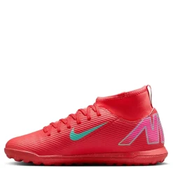 Nike Mercurial Superfly 10 Club Juniors Astro Turf Football Boots in Red