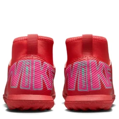 Nike Mercurial Superfly 10 Club Juniors Astro Turf Football Boots in Red
