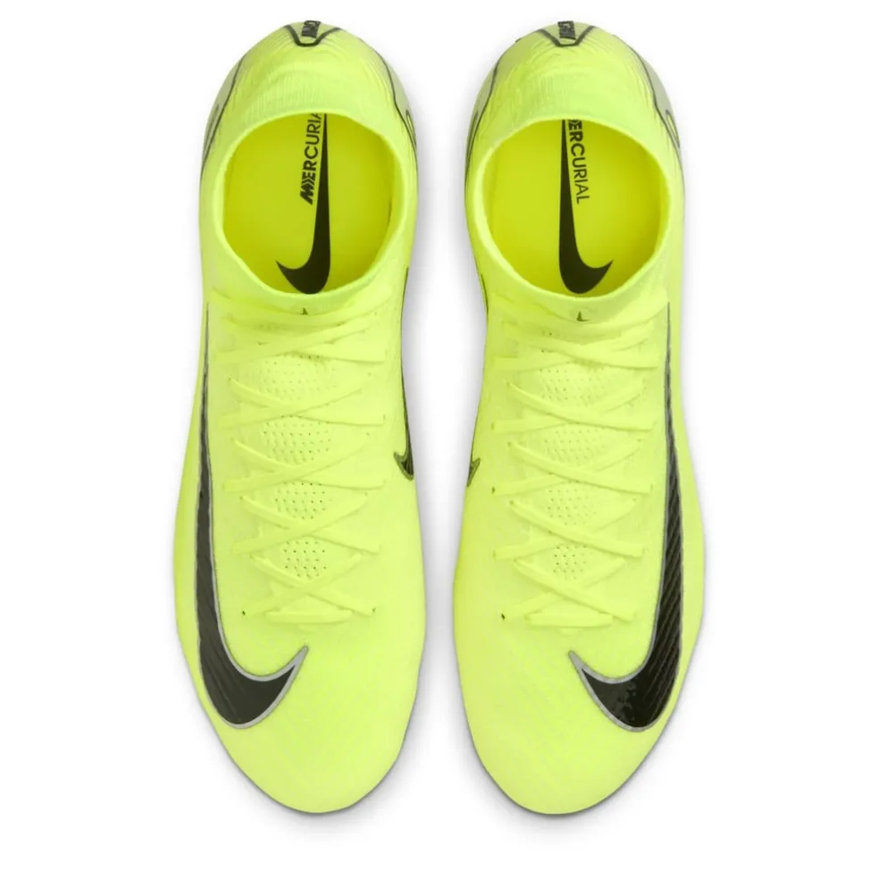 Nike Mercurial Superfly 10 Elite Firm Ground High Top Football Boots in Green