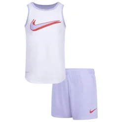 Nike Mesh Short Set in Purple