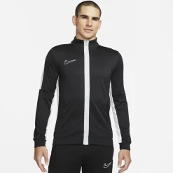 Nike Mock Neck Athletic Regular Fit Jacket in Black