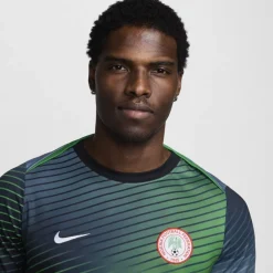 Nike Nigeria Academy Pro Home Pre Match 2024 Shirt Adults in Grey
