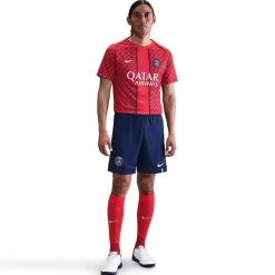 Nike Paris Saint Germain Pre Match Away Shirt 2025 2026 Adults in Red