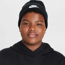 Nike Peak Kids Beanie in Black