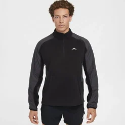 Nike Polartec Trl qz in Black