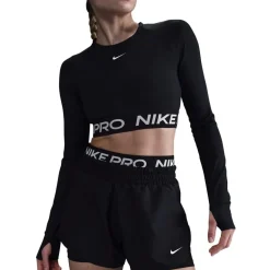 Nike Pro 2 in 1 Running Shorts with Elasticated Waistband in Black