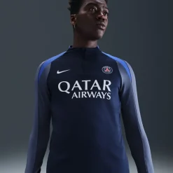 Nike Psg Drill Top 2025 2026 Adults in Blue