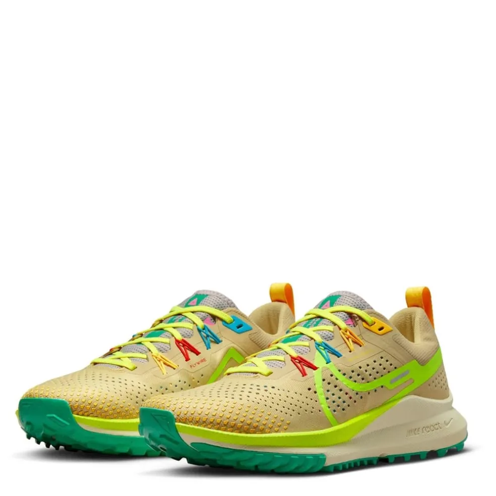 Nike React Pegasus Trail 4 Running Trainers in Yellow