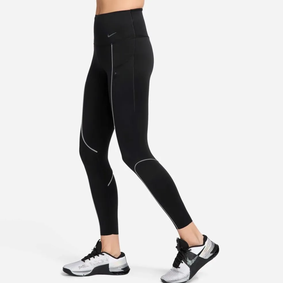 Nike Reflective Accent 7/8 Running Tights in Black