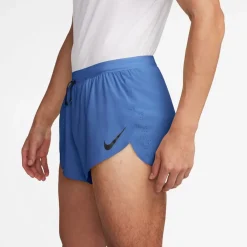 Nike Slim Fit Running Shorts in Blue