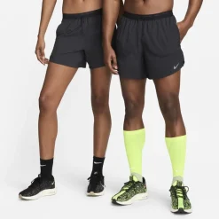 Nike Stride 5in Athletic Shorts in Black