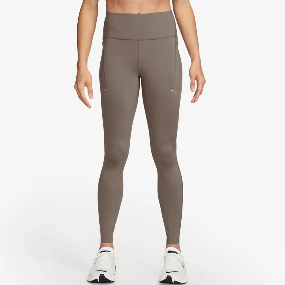 Nike Swift 7/8 Athletic Pants in Brown
