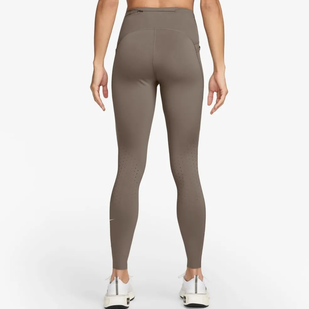 Nike Swift 7/8 Athletic Pants in Brown