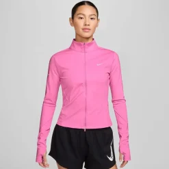 Nike Swift FulL-Zip Top in Pink