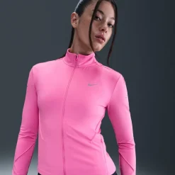 Nike Swift FulL-Zip Top in Pink