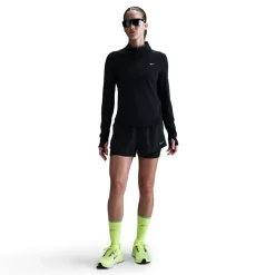 Nike Swift Half Zip in Black