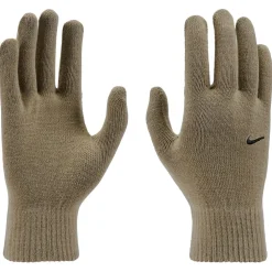 Nike Swoosh Knit Gloves in Green