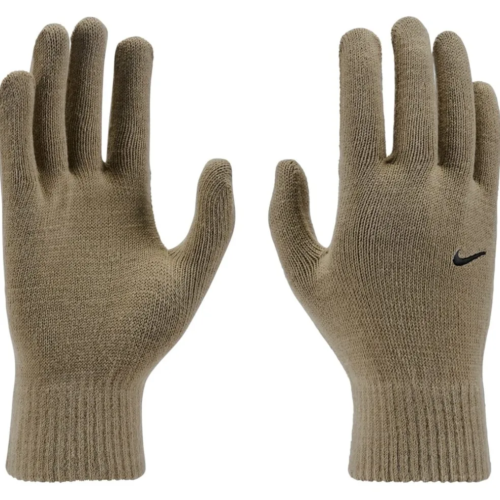 Nike Swoosh Knit Gloves in Green