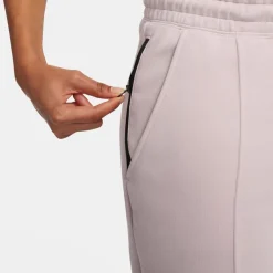 Nike Tech Fleece Mid Rise Jogger Pants in Purple