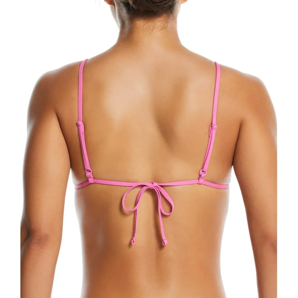 Nike Textured Tie Bikini in Pink