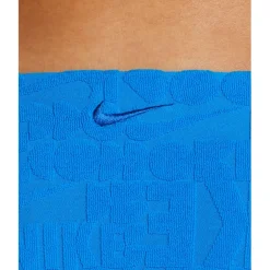 Nike Tie Strap Bikini Logo Print in Blue