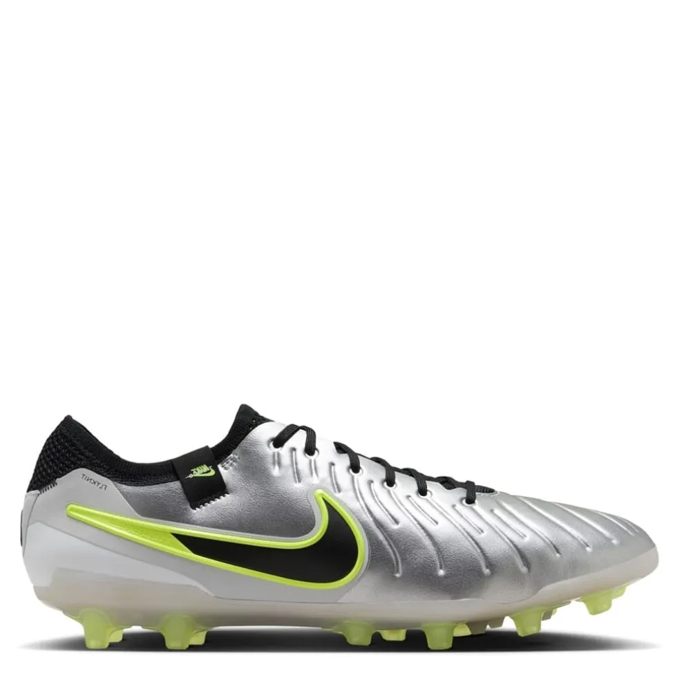 Nike Tiempo Legend 10 Elite Artificial Ground Football Boots in Silver