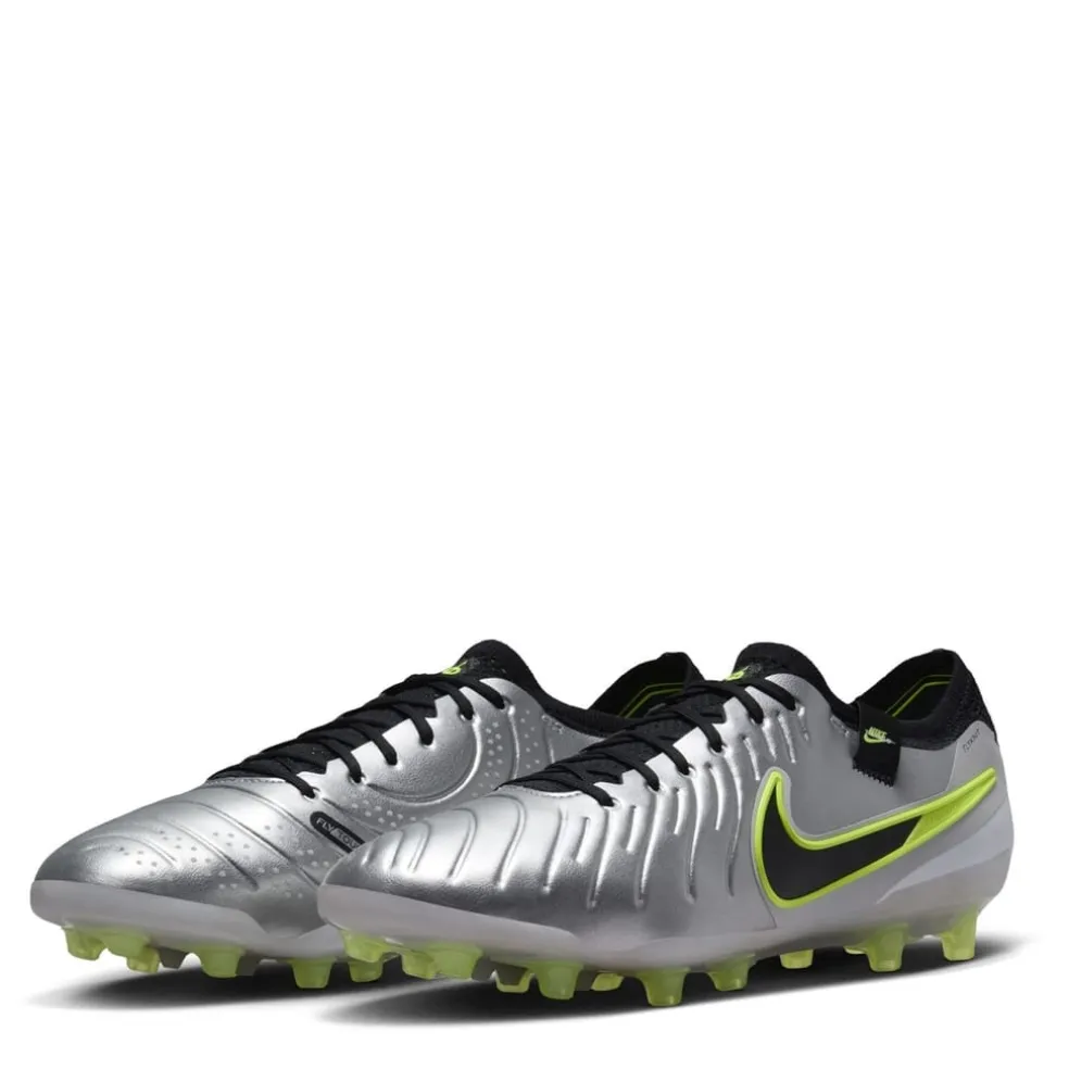 Nike Tiempo Legend 10 Elite Artificial Ground Football Boots in Silver
