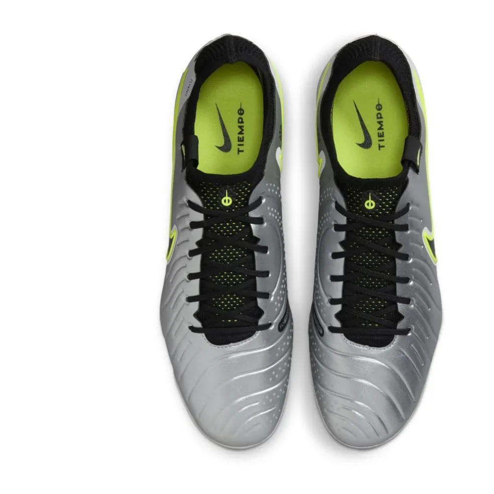 Nike Tiempo Legend 10 Elite Artificial Ground Football Boots in Silver