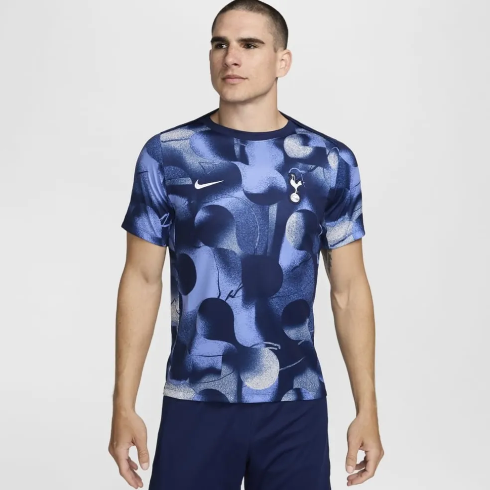 Nike Tottenham Hotspur Academy Pro Pre Match Shirt 2024 2025 Adults in Blue