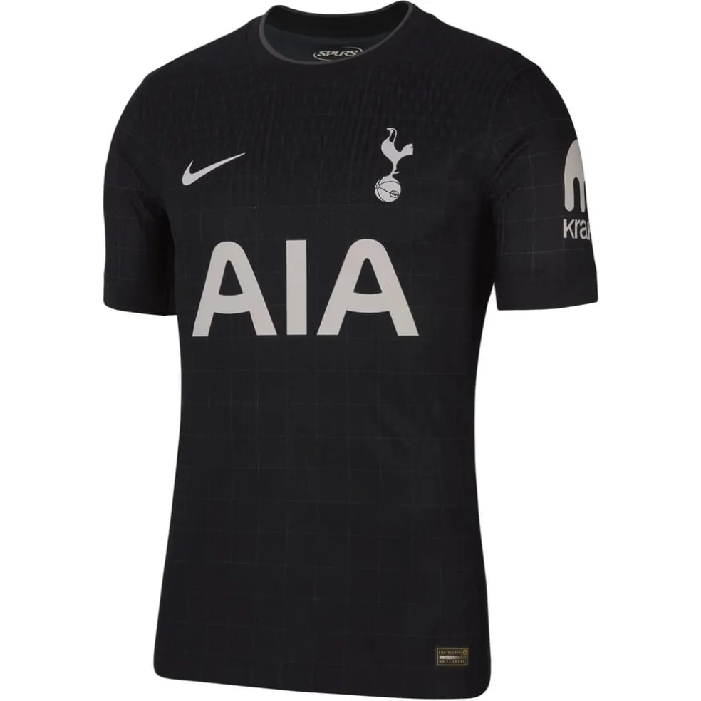 Nike Tottenham Hotspur Authentic Away Shirt 2025 2026 Adults in Black